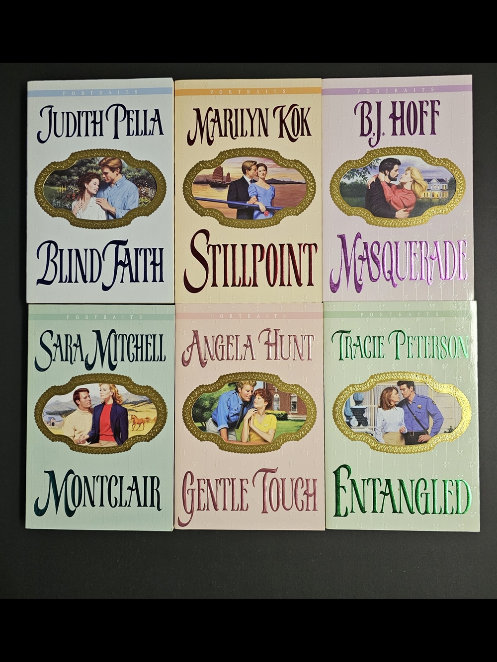 Bethany House Portraits Series Book Lot of 6 Christian Romance Vintage Paperback